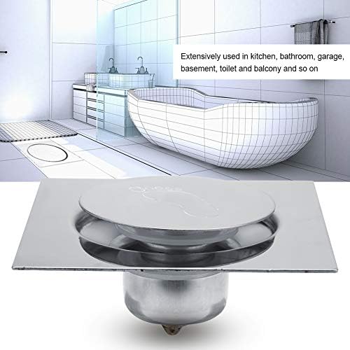 Bodenablauf Edelstahl Duschablauf Shower Drain Sieb Protector für Badezimmer Waschküche Küche Zubehö