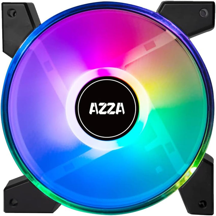 AZZA Hurricane II ARGB Box Set - 4X 120mm AZZA Hurricane II ARGB Lüfter + Controller & Fernbedienung