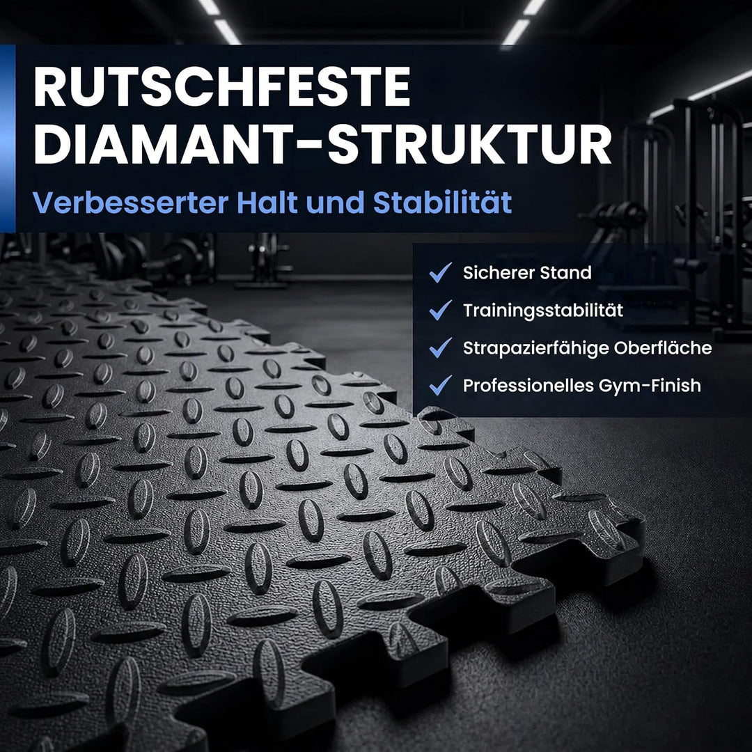 Fitem Premium & UMWELTFREUNDLICHE Eva-Schaumplatten - Puzzlematte - Bodenschutz - Sport - Pool - Cro