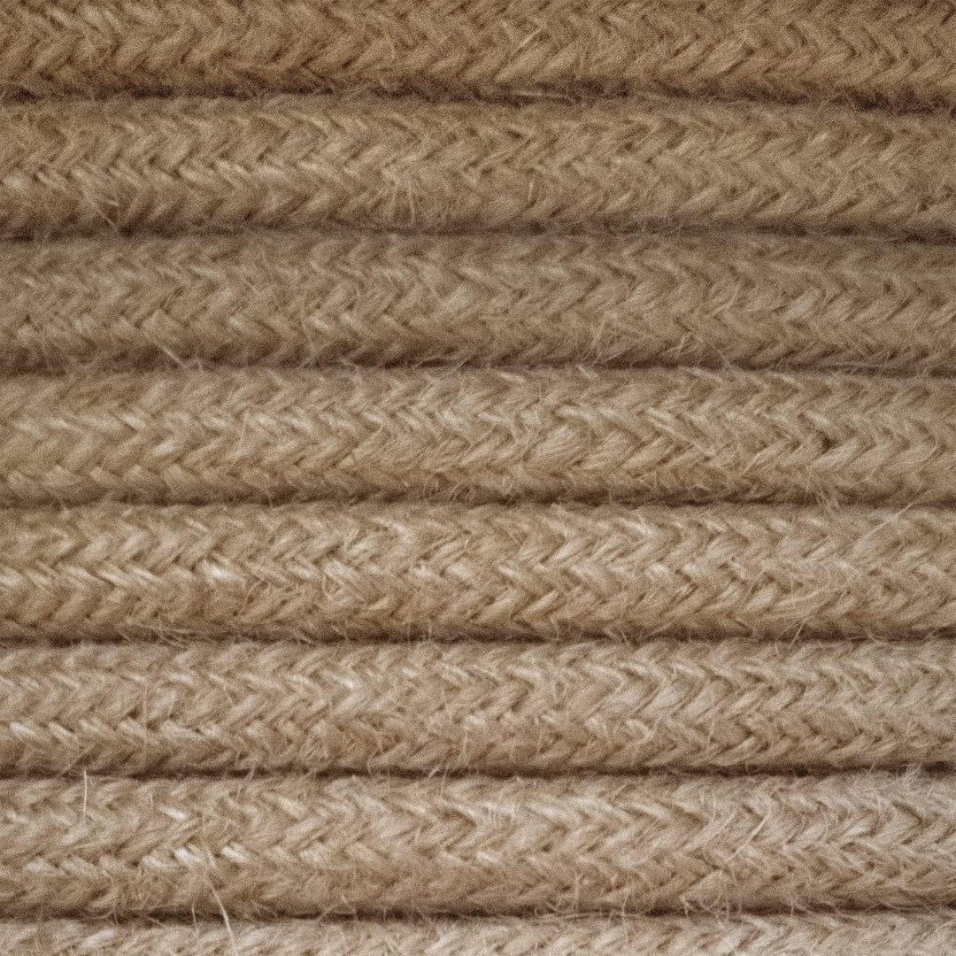 Amarcords - Textilkabel für Lampen JUTE, rund, Jute, 20 Meter, mit 2 Leiter 2x0,75 - Stoffkabel mit