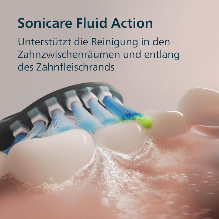 Philips Sonicare DiamondClean 9000 elektrische Zahnbürste, Schallzahnbürste mit App, Andruckkontroll
