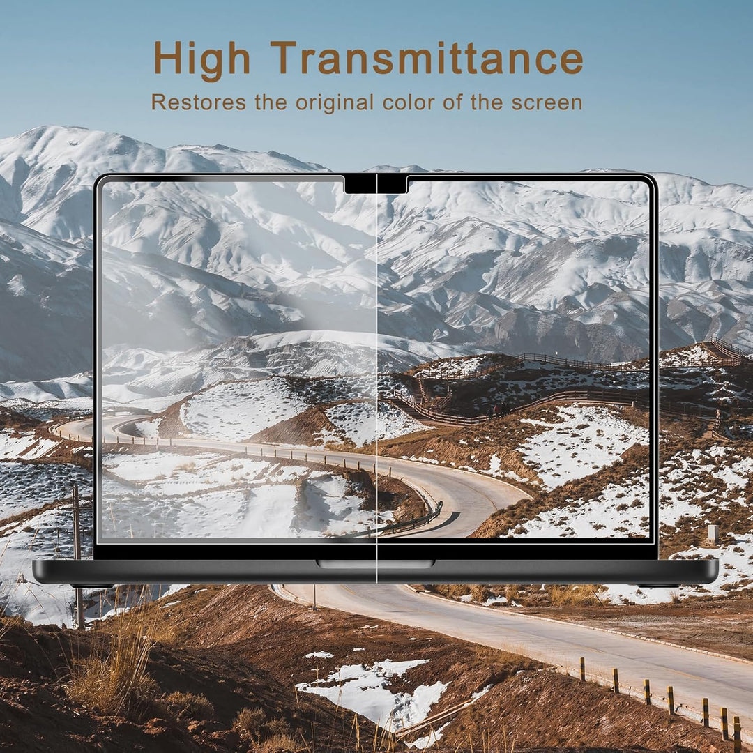 Displayschutzfolie aus gehärtetem Glas für MacBook Pro 14 Zoll M5 Chip (2025) 9H HD Anti-Öl Kratzer