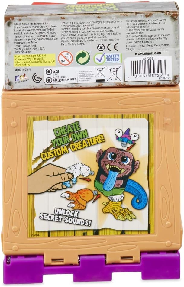 Giochi Preziosi CRE04200 Crate Creatures, Mehrfarbig Troll, Troll
