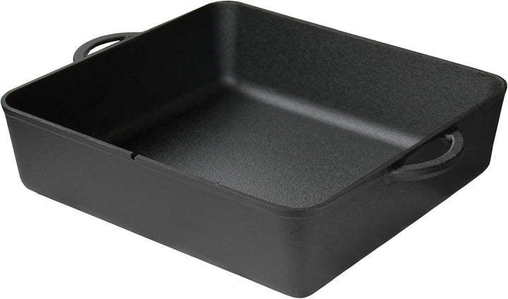 Dutch Oven Set Gusseisen 1,8L-13,6L – Feuertopf mit Deckelheber, Schmortopf mit &amp; ohne Füsse, Schlit