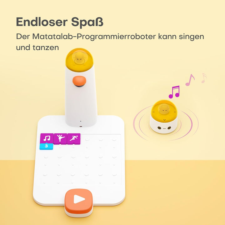 Matatalab Programmierbar Roboter Bausatz Kinder ab 4 Jahren, Elektronische Roboter für Frühe Program