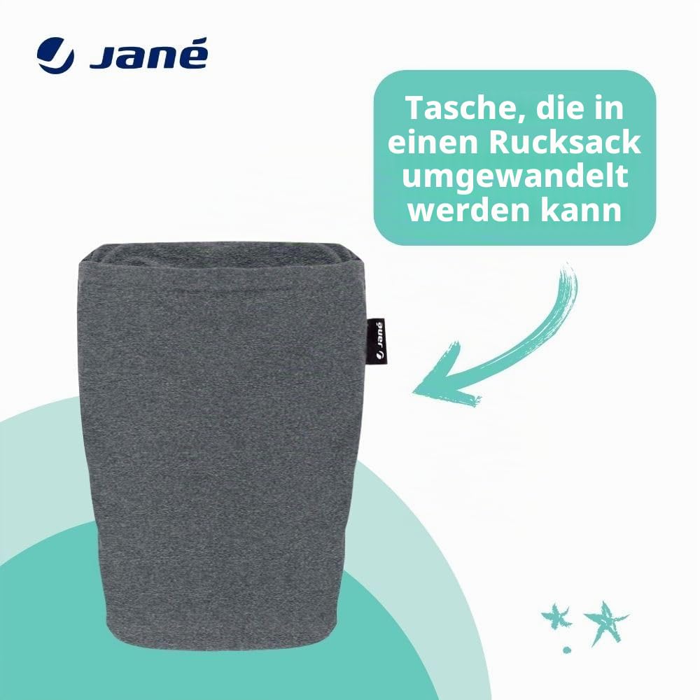 Jané Cocoon Elastisches Tragetuch, Ab Geburt bis 20 kg, 5 m, Känguru-Methode, Ergonomisch, Atmungsak