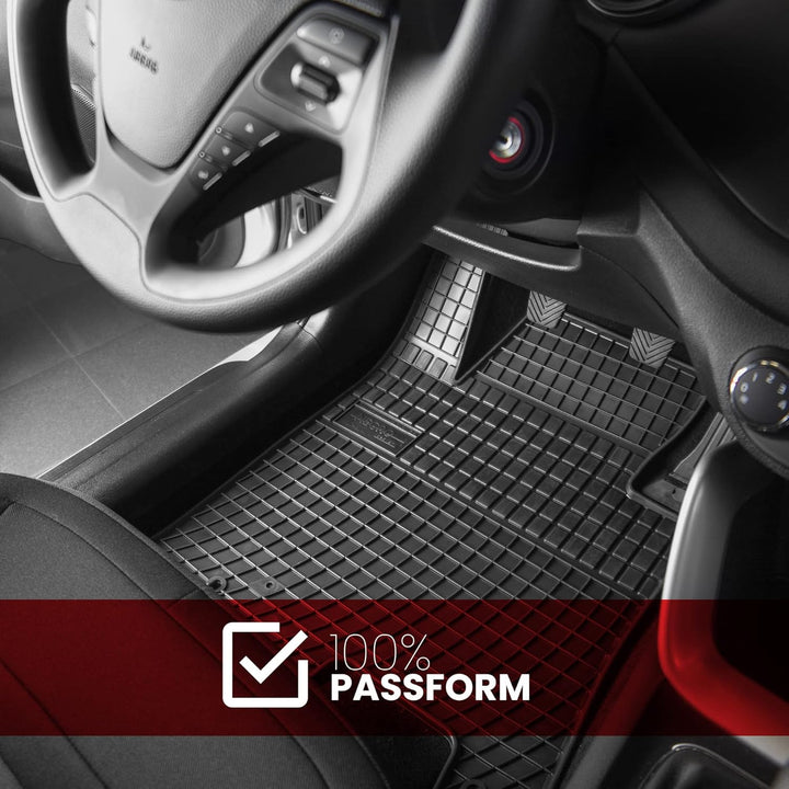 M MOTOS Gummimatten Auto Fussmatte passt für Nissan Micra K13 2010-2016 Verbessern Sie Ihren Reiseko