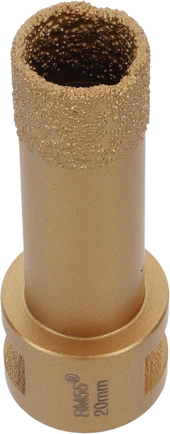 PRODIAMANT Profi Fliesenbohrer Fliese 20 mm x M14 Diamantbohrer Winkelschleifer für trockenbohren in