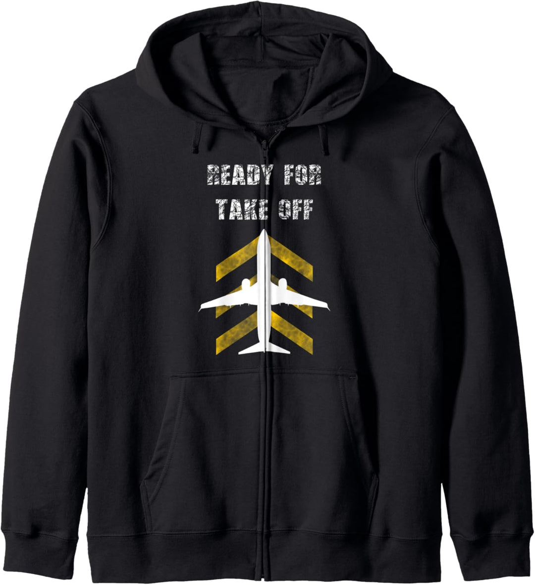 Ready For Take Off Flieger Startbahn Luftfahrt Planespotter Kapuzenjacke