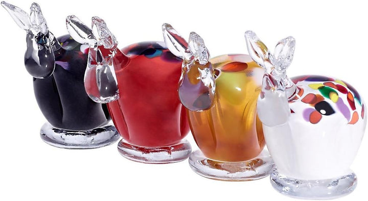 CRISTALICA Glasfigur Elch Hellbraun 12cm