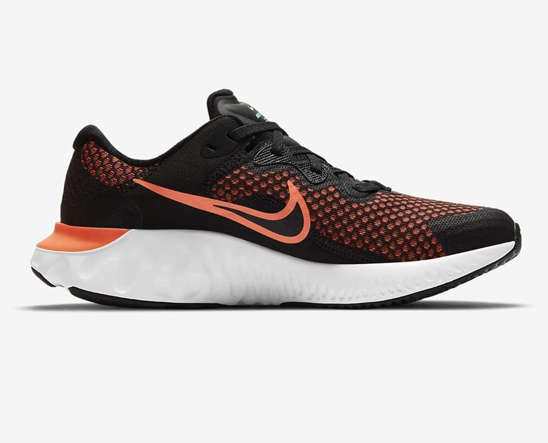 Nike Unisex Kinder Renew Run 2 (Gs) Laufschuh 36 EU Black Chile Red Hyper Crimson Green Glow White D