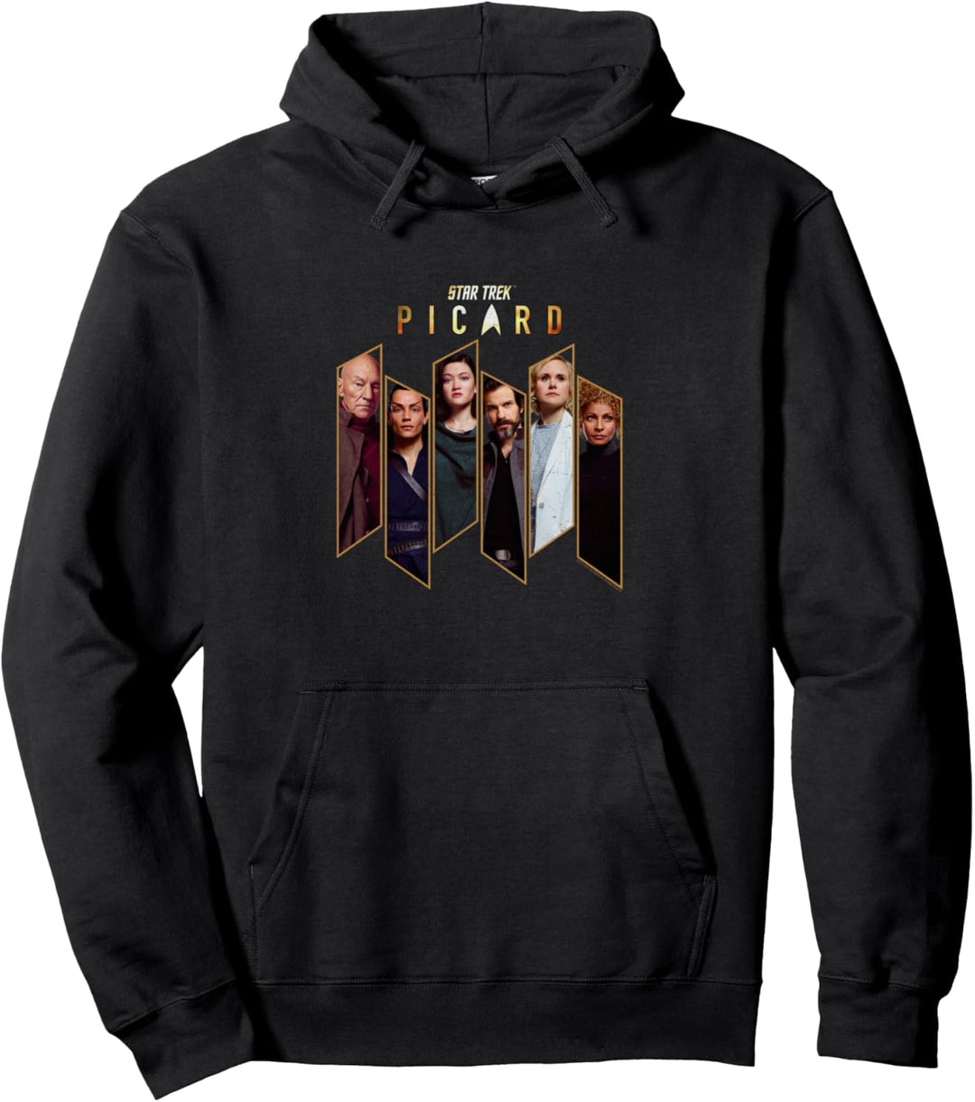 Star Trek: Picard Cast Photo Panels Pullover Hoodie