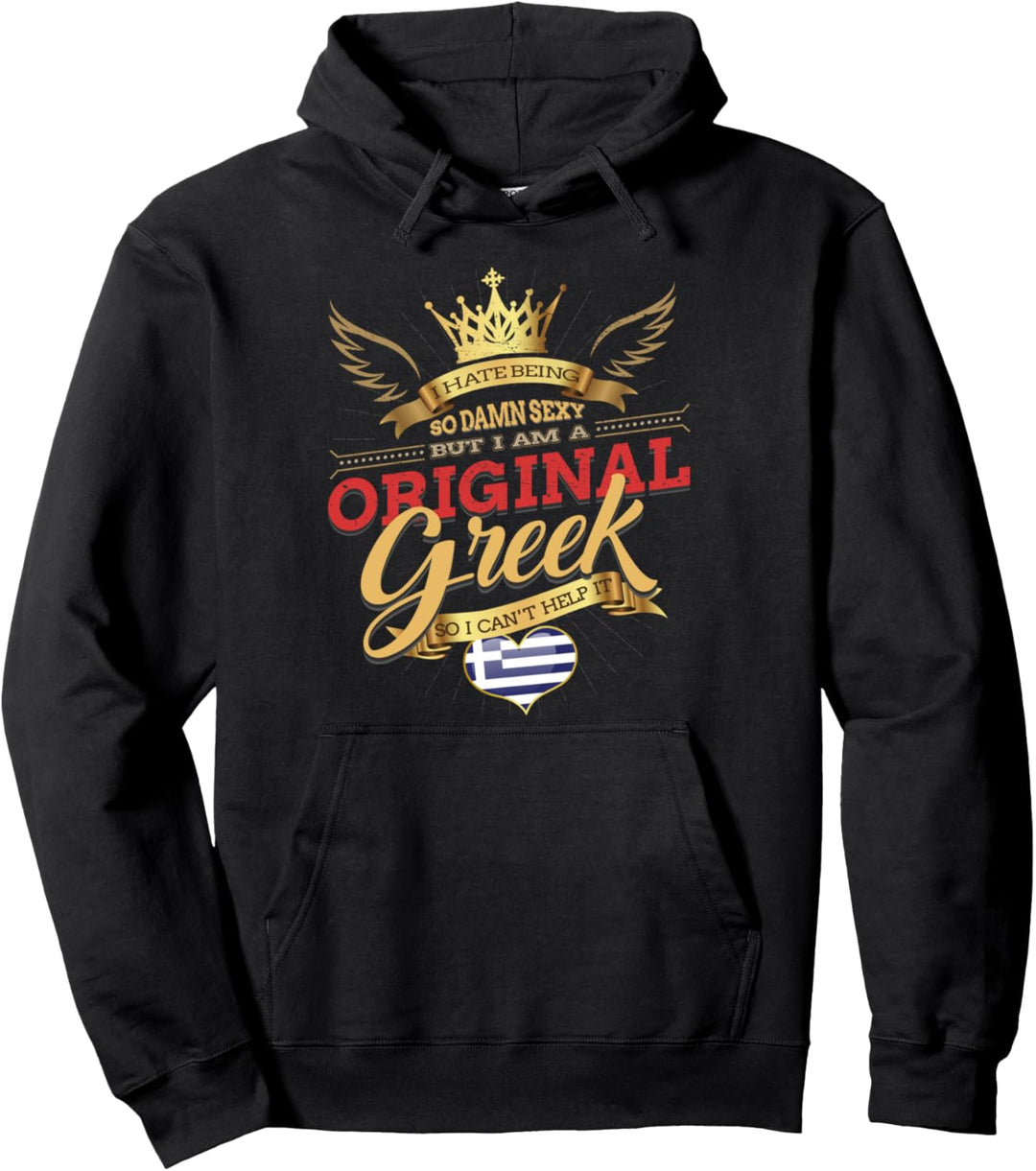 Griechenland Design Griechisch Männer &amp; Frauen Pullover Hoodie