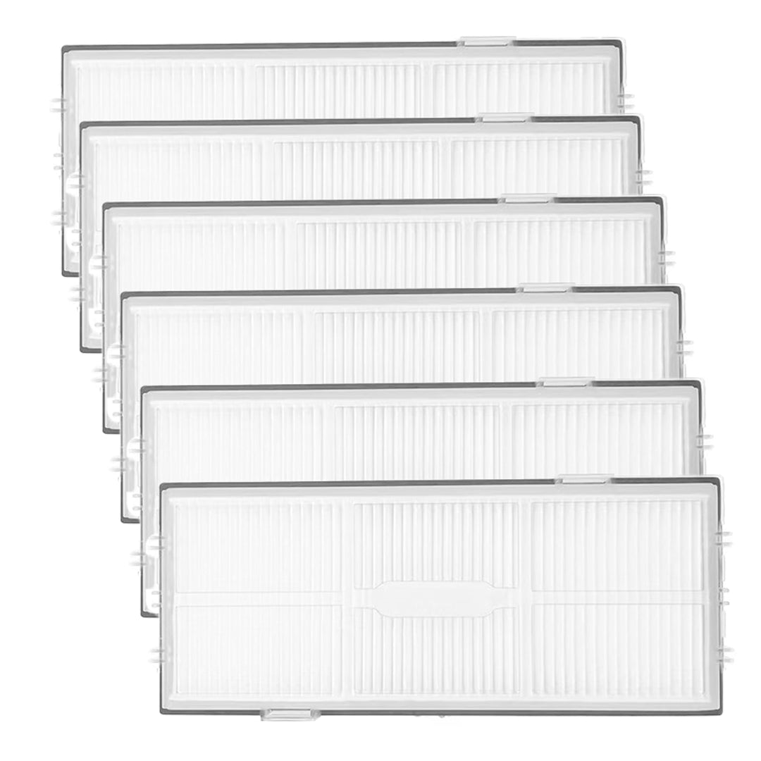 BiOHY Hepa Filter für Roborock S7 &amp; S8 Serie (6er-Set) | Kompatibel mit S8, S7+, MaxV+, Ultra | Effe