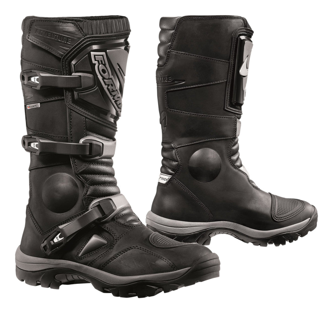 Forma Adventure Dry Wasserdichte Motorradstiefel 47 EU Schwarz, 47 EU Schwarz