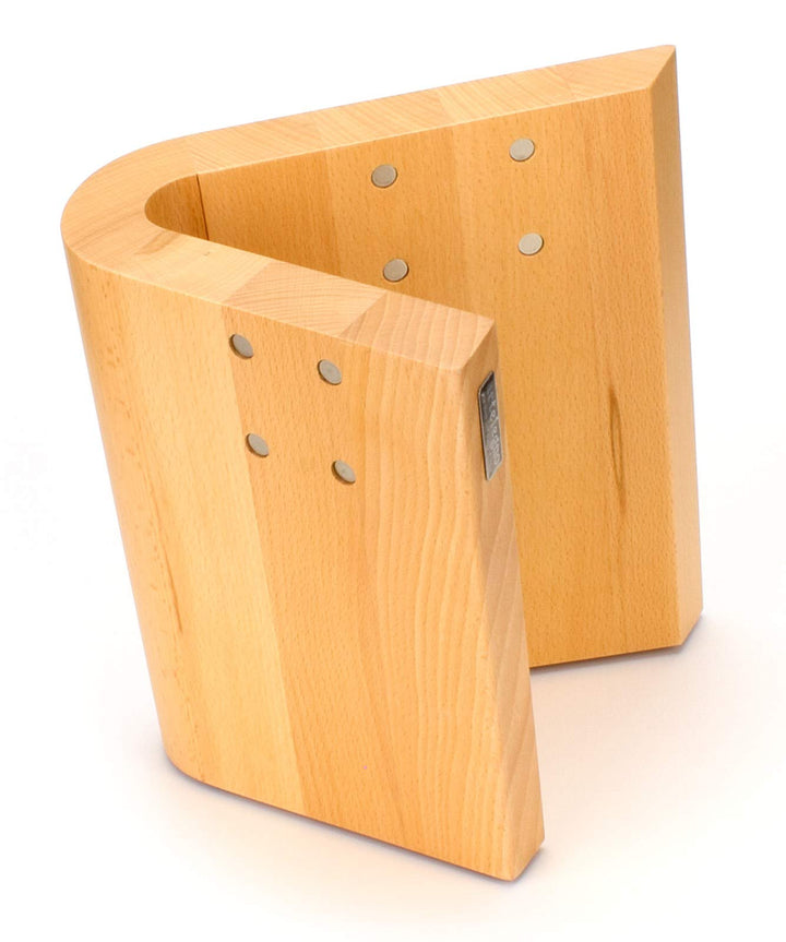 artelegno grand prix curve 83 - Messerblock Messerhalter - bis 10 Kochmesser - Klinge max. 25 cm - m