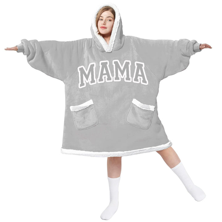 Muttertagsgeschenke für Mama, Hoodie Decke mit Ärmeln Mama Geschenk zum Muttertag Weihnachten Geburt