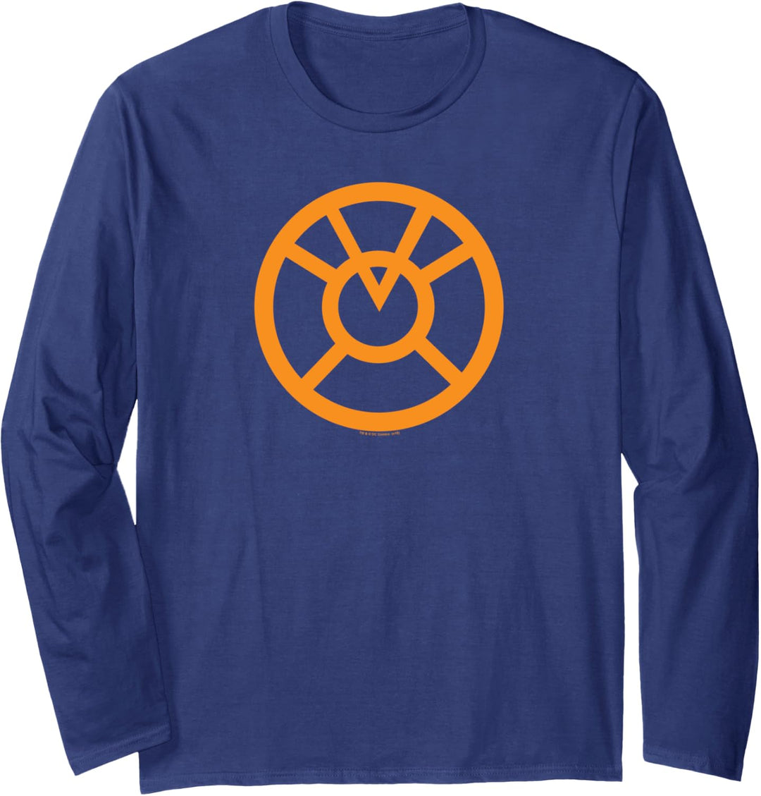 Green Lantern Orange Emblem Langarmshirt