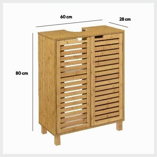 Unter Schrank Möbel sicela Bambus