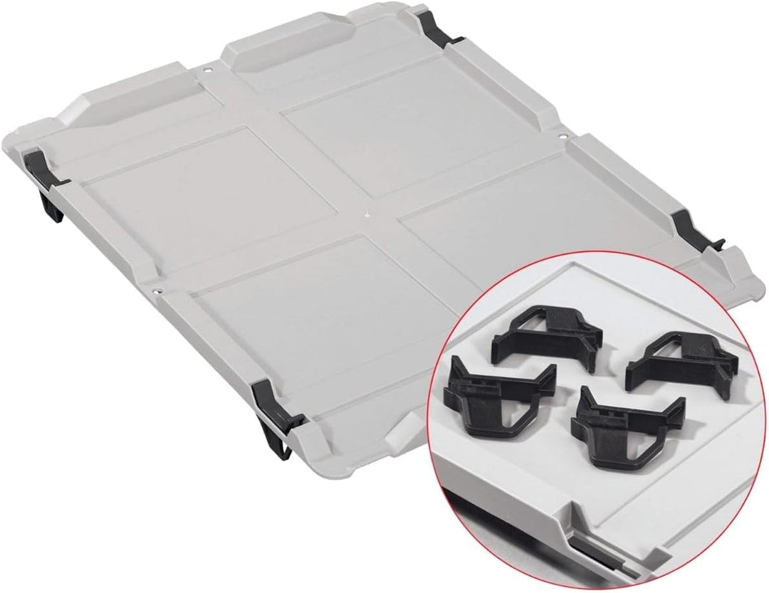 PROREGAL SuperSparSet 10x Eurobox NextGen Economy mit Auflagedeckel und 4x Schiebeschnappverschlüsse