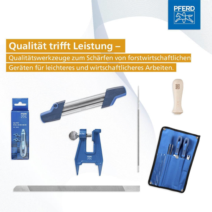 PFERD 17301 Kettensägeschärfgerät CHAIN SHARP CS-X, Feilen-ø 4,8 mm, 11098048 – Sägezahn und Tiefenb