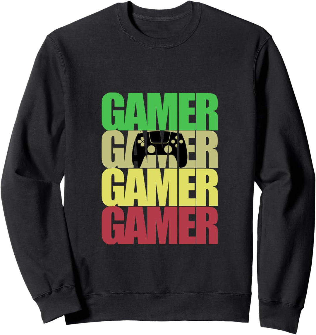 Gamer Gamerin Zocken Konsole Video Game Spieler Zockerin Sweatshirt