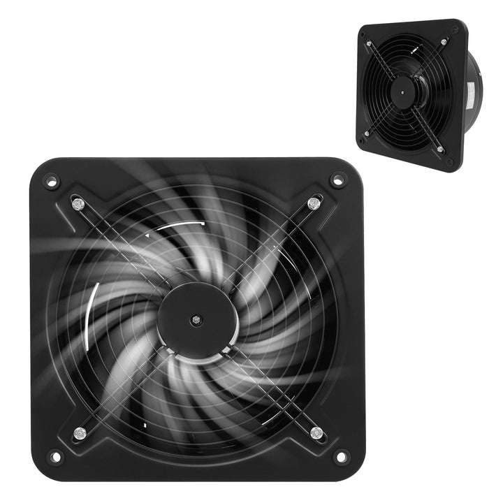 Abluftventilator 300mm Ventilator 2677m³/h Wandventilator Badlüfter mit Rücklaufklappe für Küche Bad