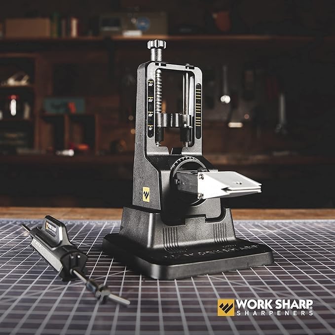 WORK SHARP® Precision Adjust Profi Messerschärfer mit Fest-Winkel 15 - 30°- Diamant Messerschleifer
