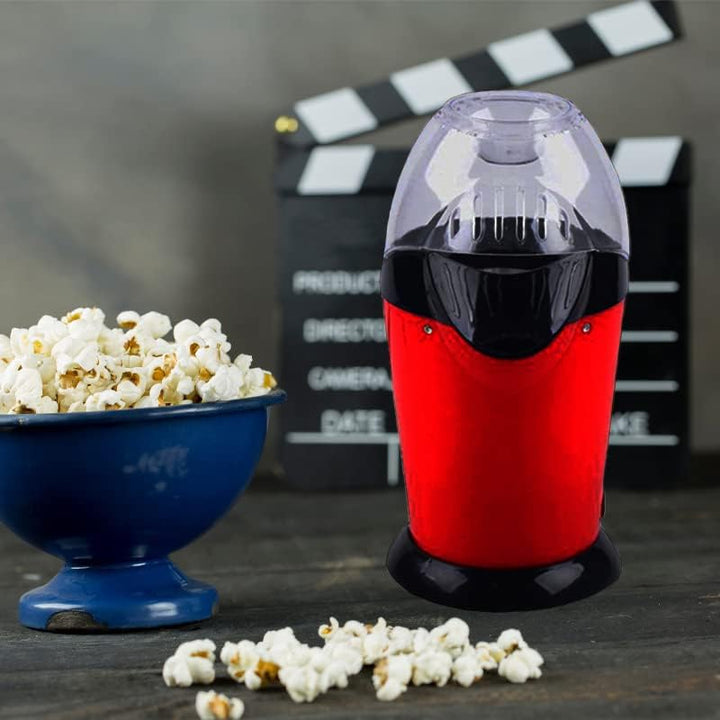 Retoo Popcornmaschine ohne Fett & Öl 900 Watt, Heissluft Popcorn Maker, Gesunder Snack, Fettfrei & Ö