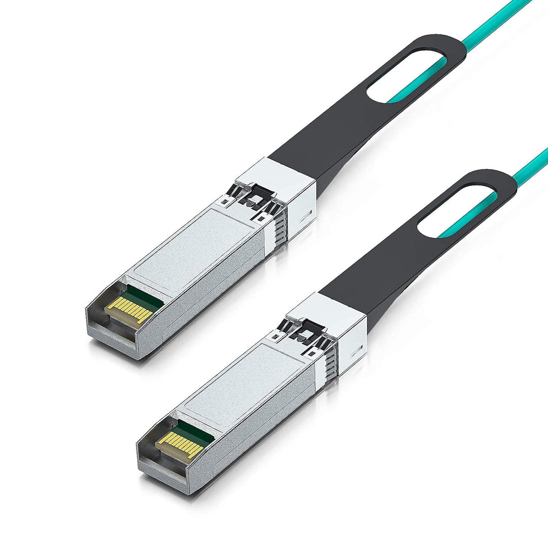 10Gtek für Intel 10GbE SFP+ AOC Kabel 10-Meter, 10GBASE Active Optical SFP+ OM3 MMF Cable 10m for In