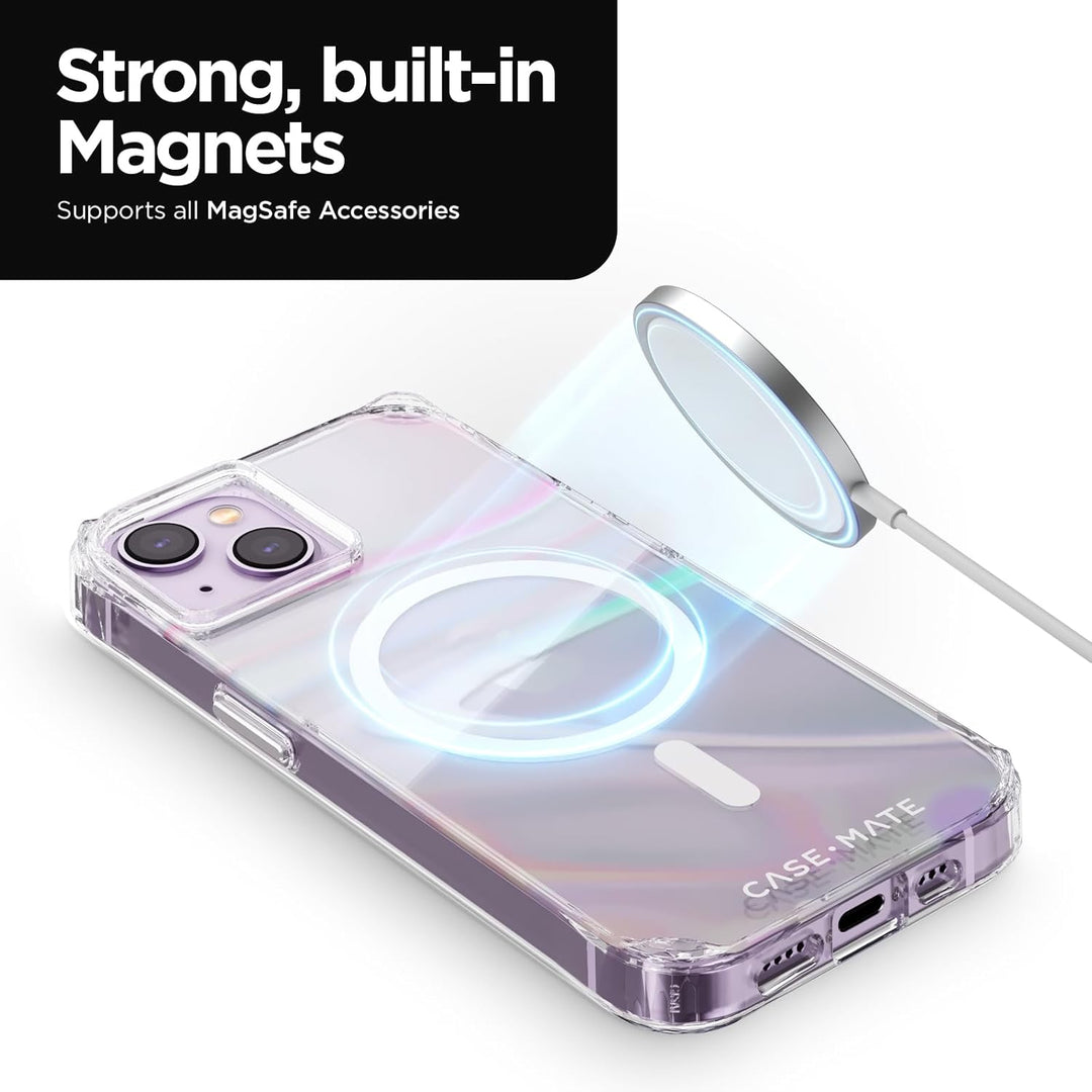 case-mate Soap Bubble MagSafe Case Schutzhülle kompatibel mit Apple iPhone 14 Plus Hülle Regenbogen