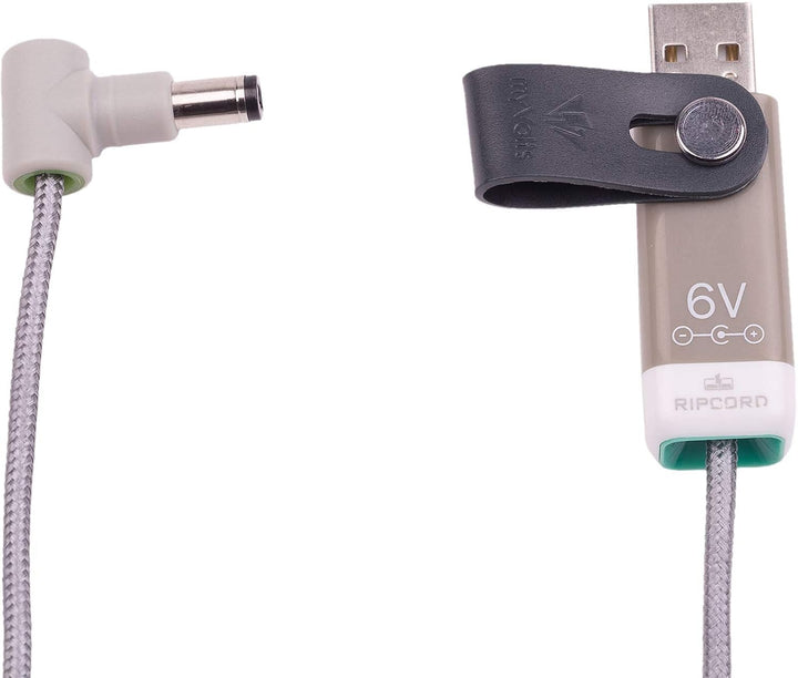 myVolts Ripcord-USB-Ladekabel mit 6V DC Ausgangsstecker kompatibel mit Blackstar Fly 3 Mini-Amp