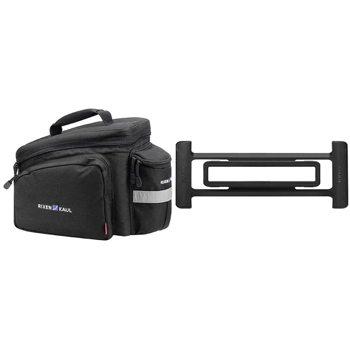 KLICKfix 0267RA Farradtasche Rackpack 2 für Racktime Gepäckträgertasche, Schwarz, 35 x 24 x 23 cm Bu