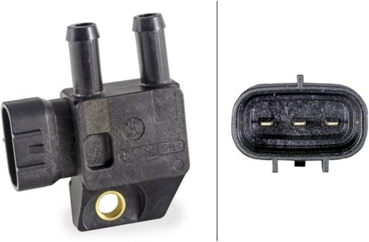 HELLA 6PP 009 409-311 Sensor, Abgasdruck - 3-polig - geschraubt