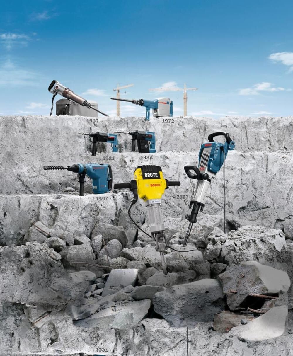 BOSCH HS1815 1 Stück, 2 x 12 Zoll Schabmeisselwerkzeug, Rundschaft/Spline-Hammerstahl 12 In. Kratzme