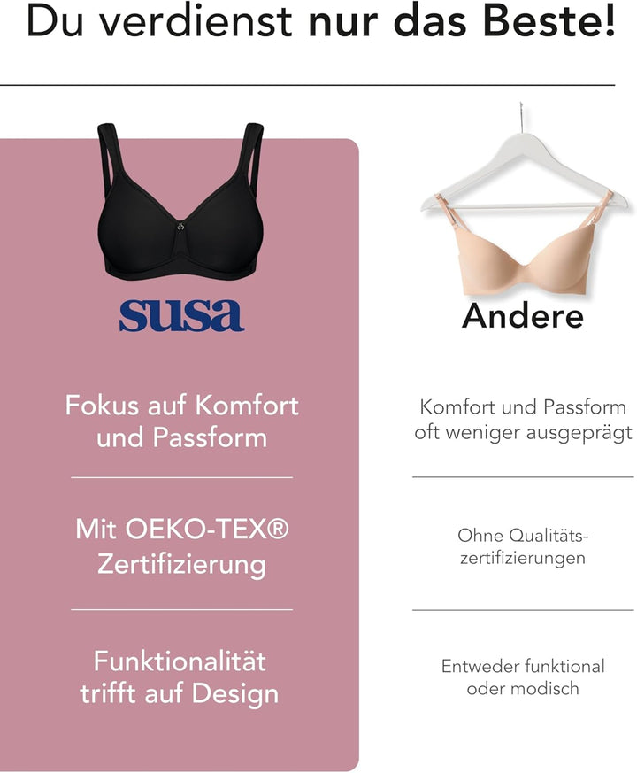 SUSA Damen Catania BH, Schwarz