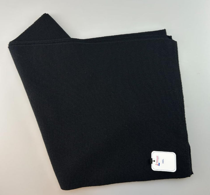 Leuchtfeuer Schal Kiel 100% Merinowolle, Made in Germany ca. 28 x 180 cm（marine） Schwarz, Schwarz