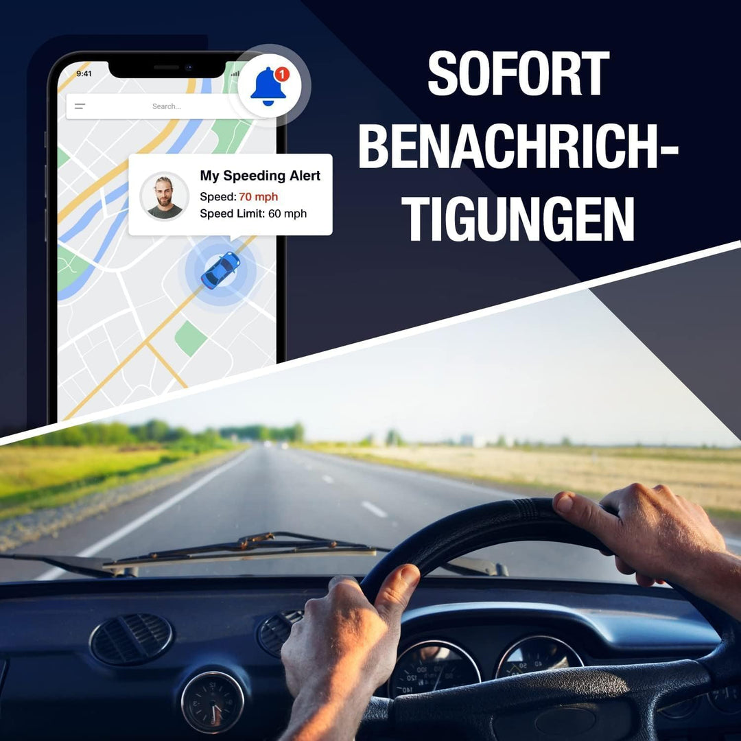 GPSLive 104 PRO 4G Magnetisch GPS Tracker Auto, Wohnmobil, KFZ | Einfache Installation | Livetrackin