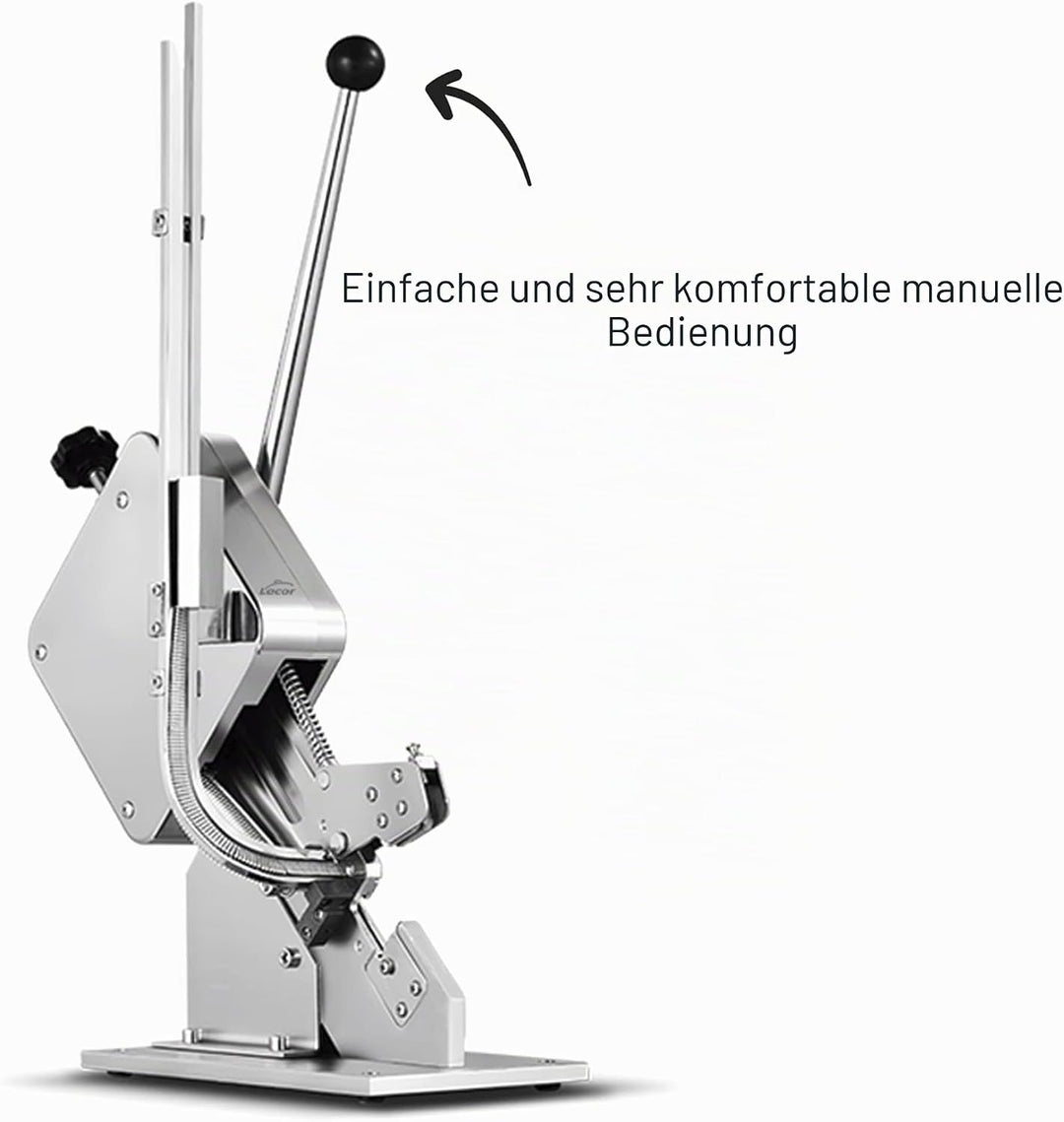 Lacor - 61200 - Clipmaschine für Lebensmittel, Wurstschneider, Heftgerät für Wurst, Edelstahl, Kapaz