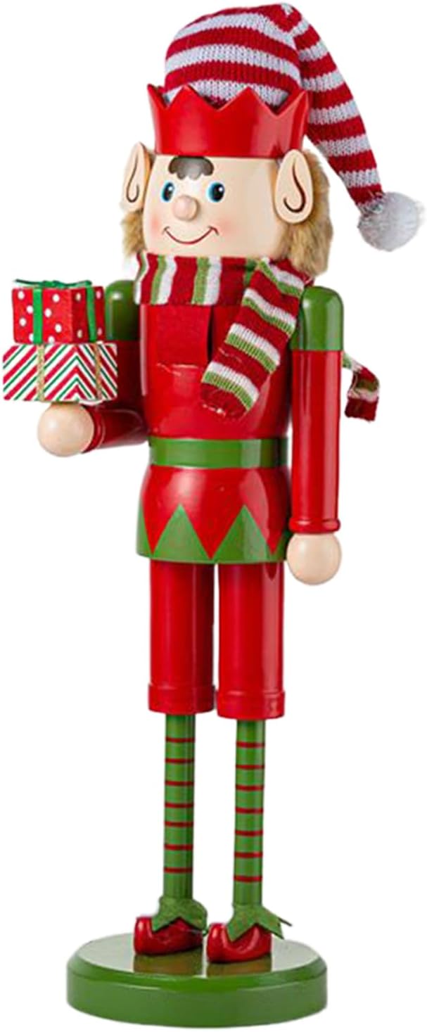 Weihnachtsnussknacker - Nussknacker Figuren - Holz Deko 38 cm Für Küche Nachttisch Kamin Esstisch Ge