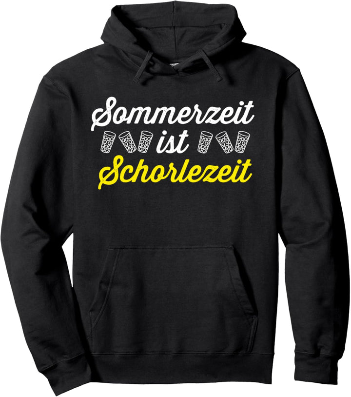 Sommerzeit ist Schorle Zeit Pfalz Dubbeglas Weinstrasse Pullover Hoodie