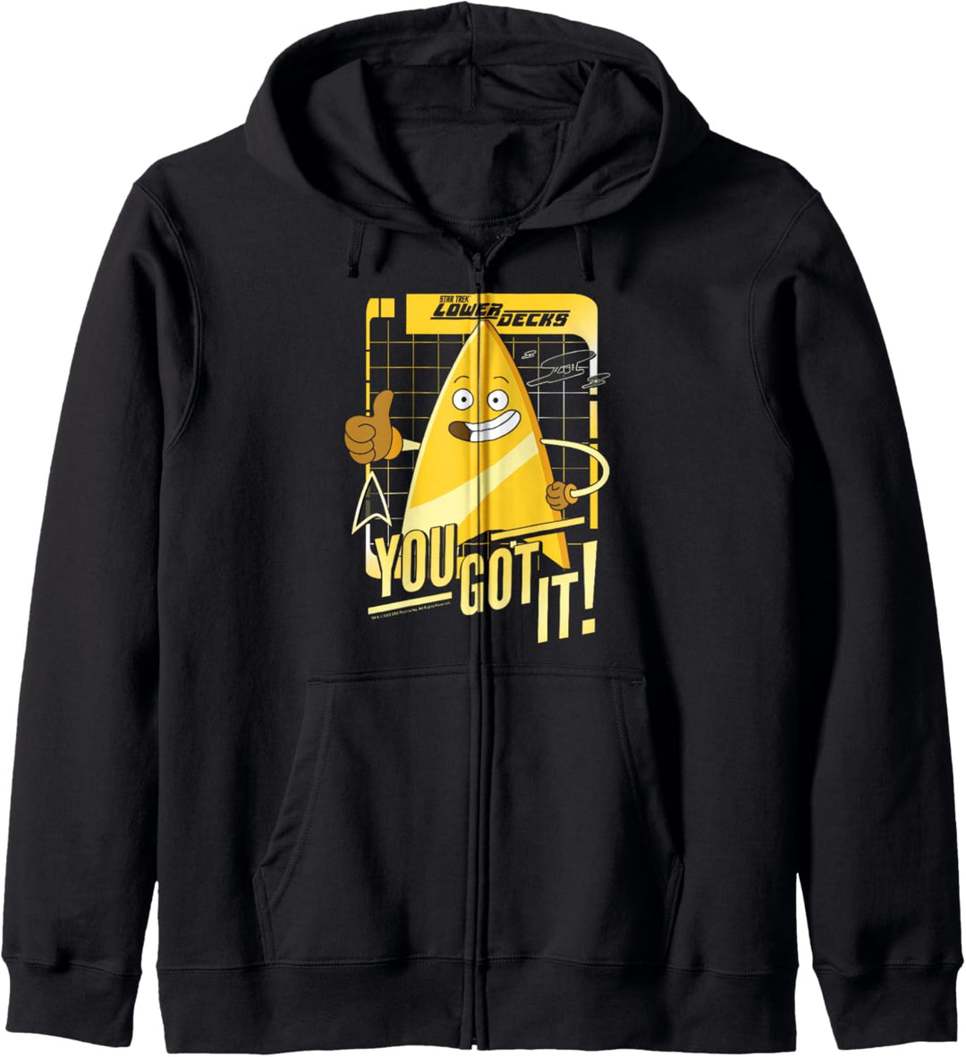 Star Trek: Lower Decks Badgey Inspirational Poster Kapuzenjacke