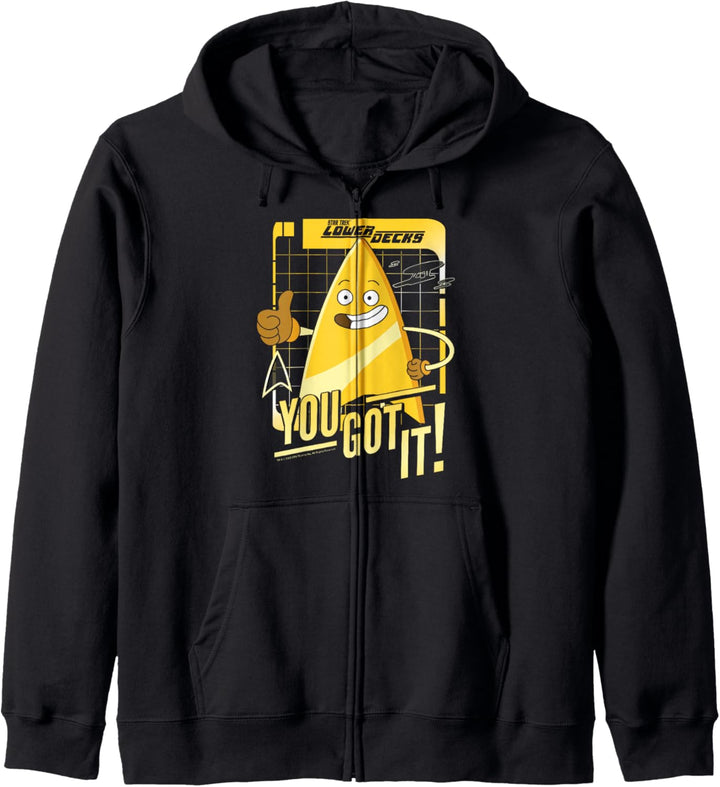 Star Trek: Lower Decks Badgey Inspirational Poster Kapuzenjacke