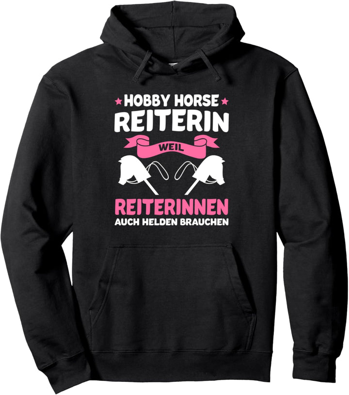 Hobby Horse Reiterin Hobby Horsing Pullover Hoodie