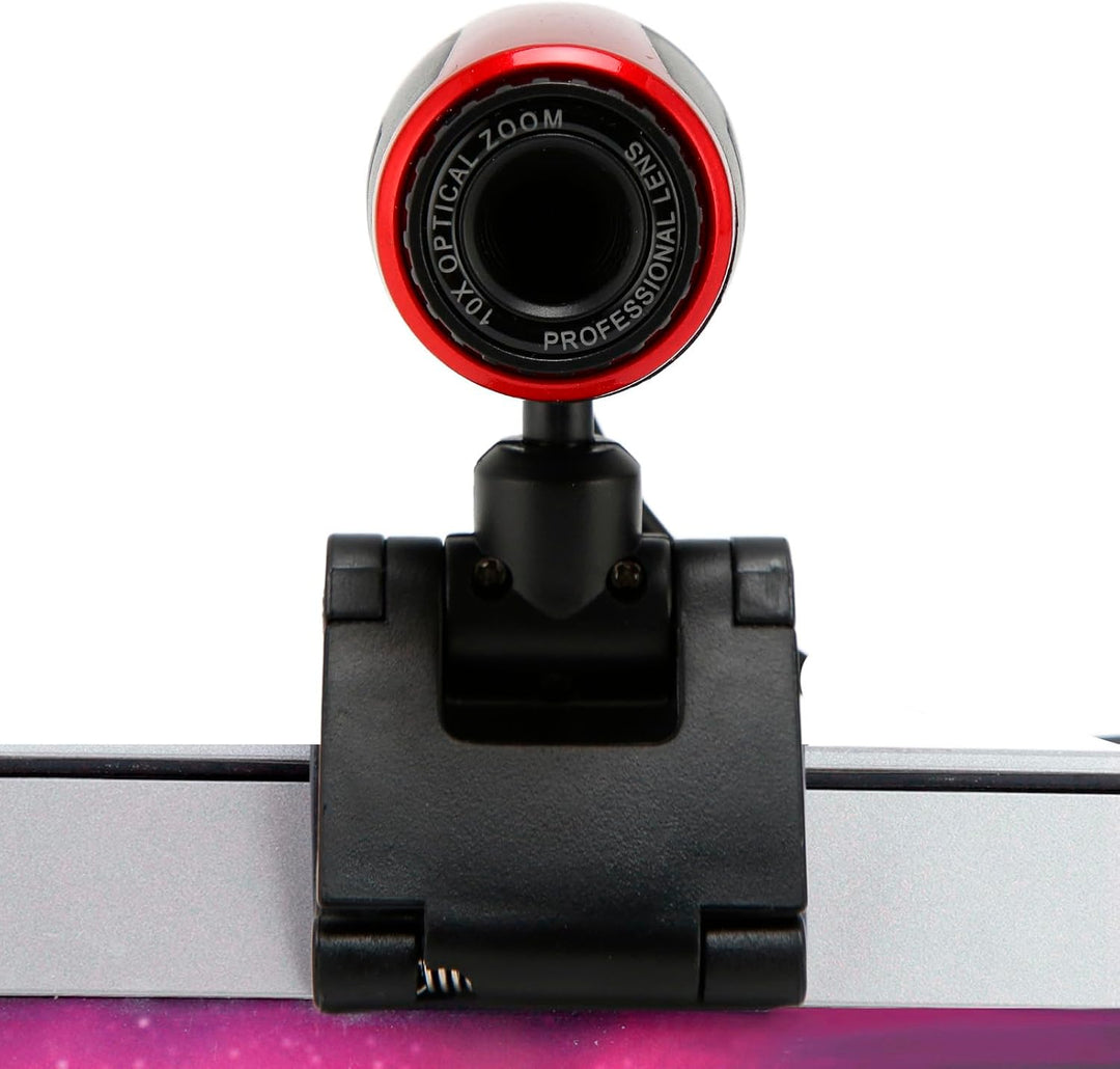 KIMISS USB2.0 mit MIC, Kamera Cam 360 Grad für Computer Nachtsicht Webcam HD Webcam Web Computer Kle
