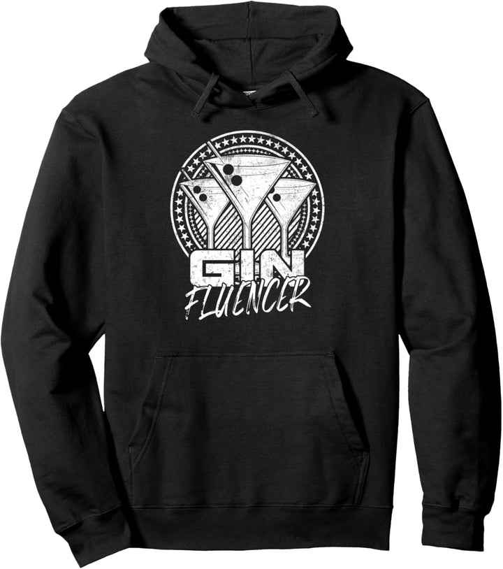 GINfluencer | GIN Getränk | Lustiger GIN Trinker Spruch Pullover Hoodie