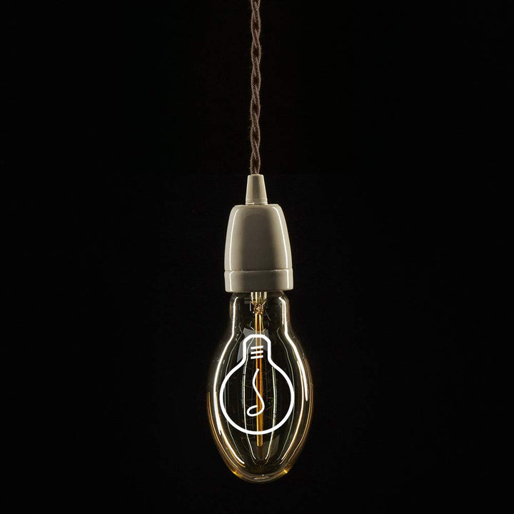 Amarcords - Textilkabel für Lampen BRAUN, geflochten, Seide, 5 Meter, mit 2 Leiter 2x0,75 - Stoffkab