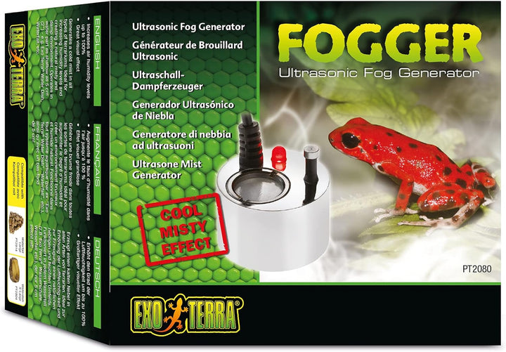 Exo Terra Fogger, Ultrasonic Nebelgenerator, Nebelerzeuger, Luftbefeuchter, Vernebler