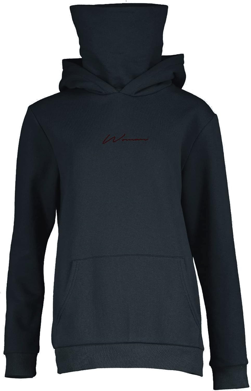 TrendiMax Damen Hoodie Kapuzenpullover Langarm Sweatshirt Winter Pullover Hochkragen Sweatjacke Kapu