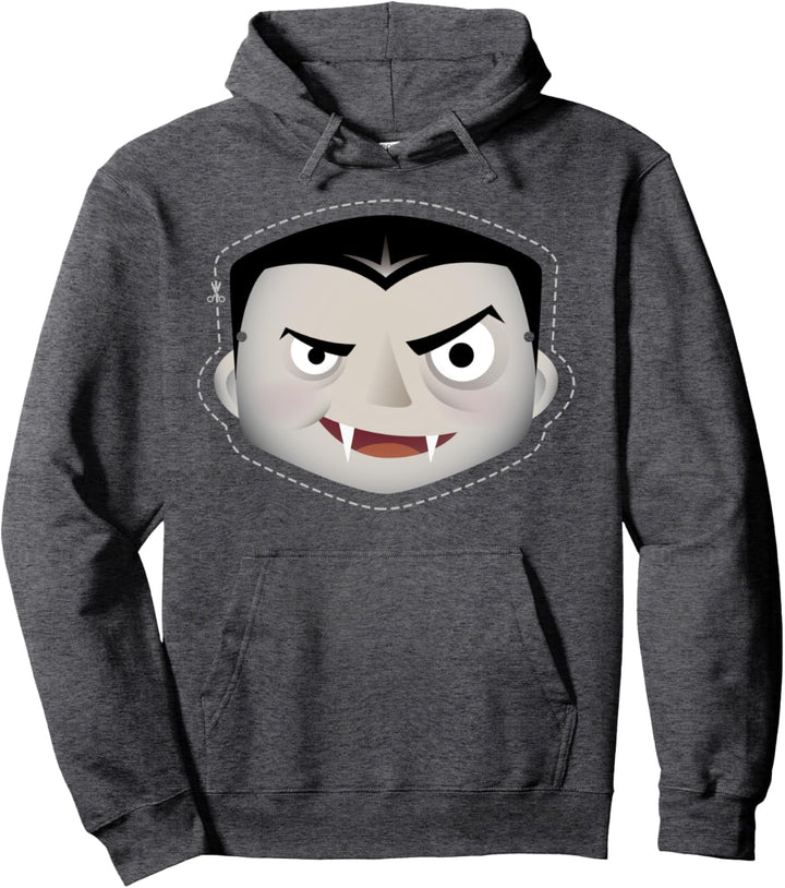 Universal Monsters Dracula Cartoon Mask Pullover Hoodie